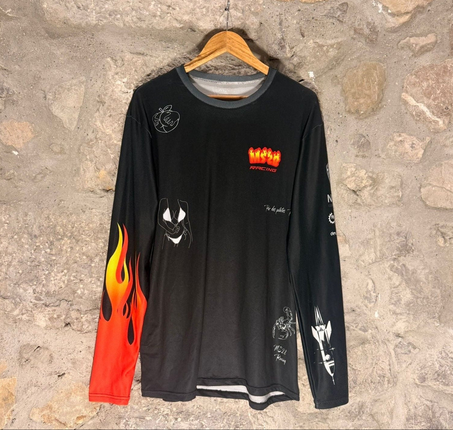 Maillot MS28 Fire 100%perso